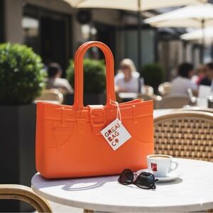 NWT GREAT BAG Co Orange Tote